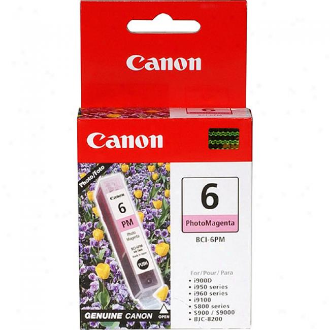 Canon Bci-6pm Photo Magenta Ink Cartridge, 4710a003