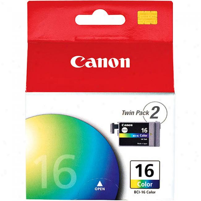 Canon Color Ink Cartridge For Canon Compact Photo Printers - 2 Pack