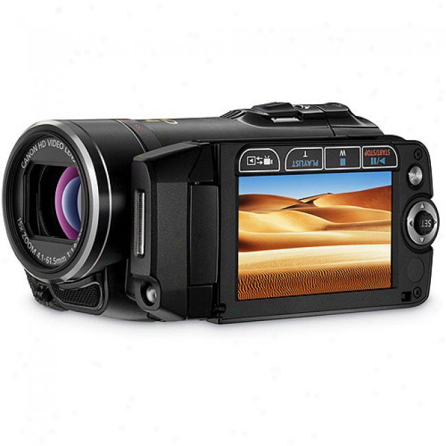 Canon Vixia Hf20 Black High Definition 32gb Dual Flash Memory Camcorder