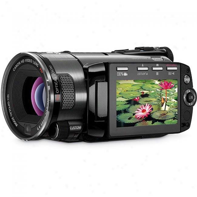 Canon Vixia Hfs100 Black Abstruse Definition Flash Memory Camcorder