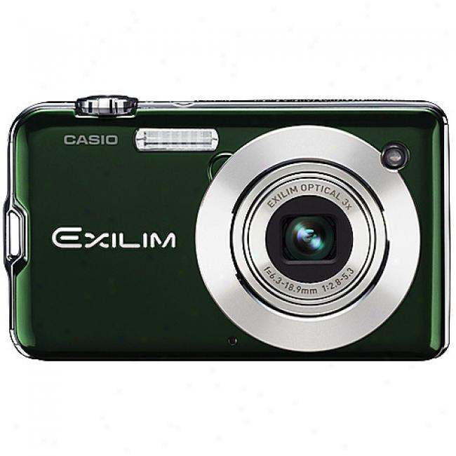 Caiso Exilim Ex-s12 Green 12mp Digital Camera, 3x Optical Zoom & 2.7