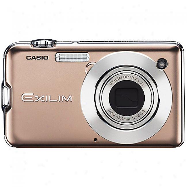 Casio Exilim Ex-s12 Pink 12mp Digital Camera, 3x Optical Zoom & 2.7