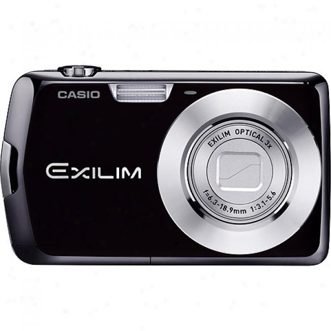 Casio Exilim Ex-s5a Black 10mp Digital Camera With 3x Optical Zoom, 2.7