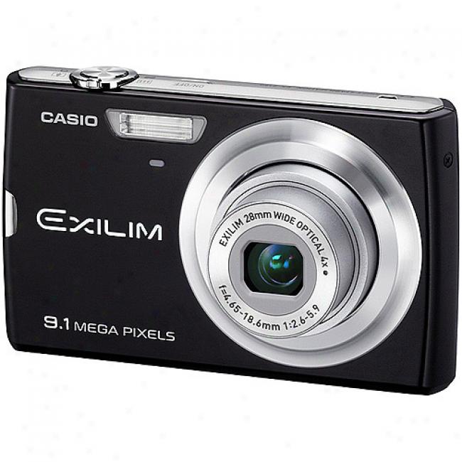Casio Exilim Ex-z250 Black 9.1 Mp Digital Camera, 4x Optical Zoom & 3