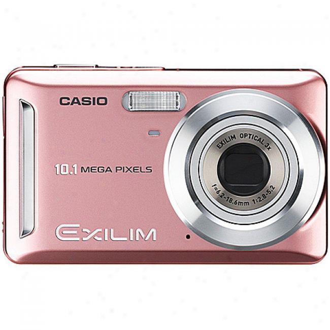 Casio Exilim Ex-z29 Pink 10mp Digital Camera With 3x Optical Zoom, 2.7