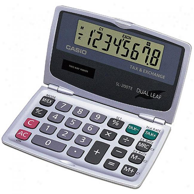 Casio Folding Tax And Cutrency Exchange Calcuator