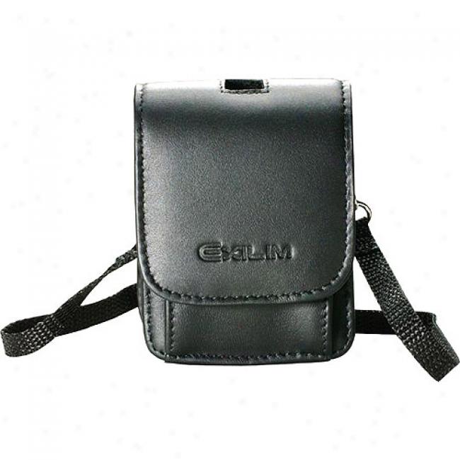 Casio Leather Pouch Style Case For S, V An Z Series Exilim Diital Cameras - 2 9/10