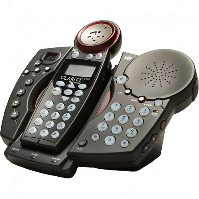 Clarity Amplified Cordless Telephone With Caller Id And Base Keypad 5.8 Ghz