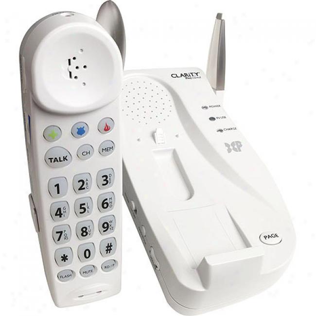 Clariy Amplified Cordless Telephone With Extra Loud Ringer 2.4 Ghz