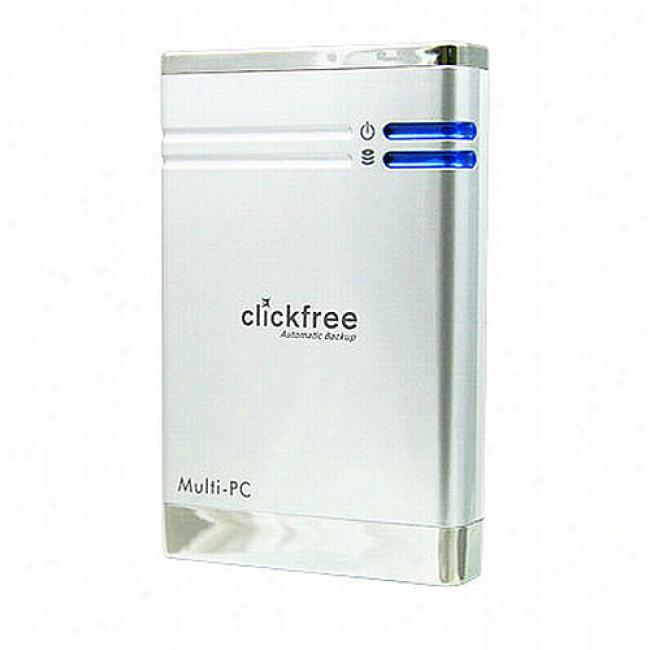 Clickfree Automatic Backup External Hard Drive, 160gb