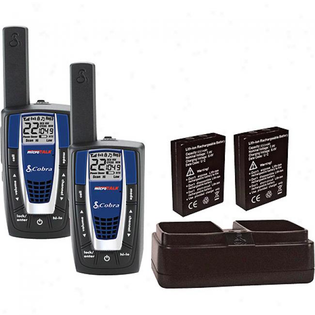 Cobra Gmrs/frs 2-way Radio Value Pack With 25-mile Range