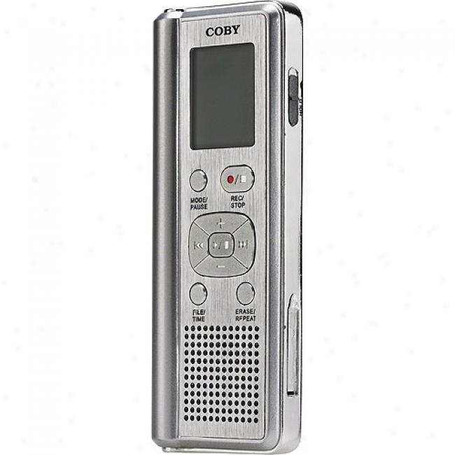 Coby 1gb Digital Voice Recorder With Integrated Speaker