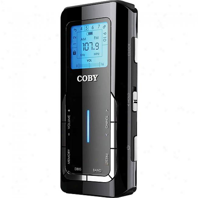 Coby Digital Am/fm Pocket Radio - Black
