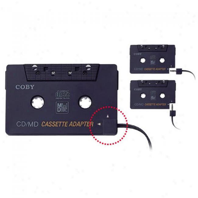 Coby Dual-position Cd/mp3-to-cassette Adapter