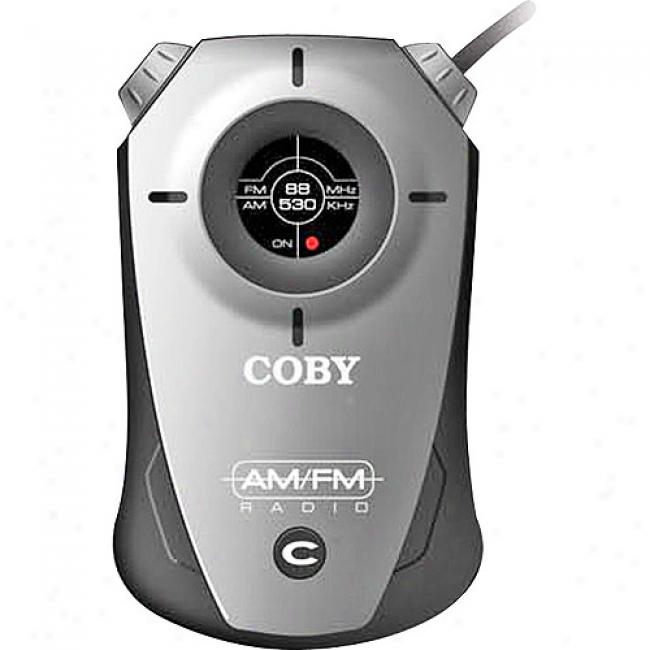 Coby Mini Am/fm Pocket Radio - Silver