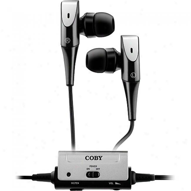 Coby Noise-canceling Isollation Stereo Earphones