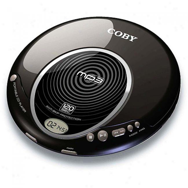 Coby Corporal Mp3/cd Player With 120/45-second Asp