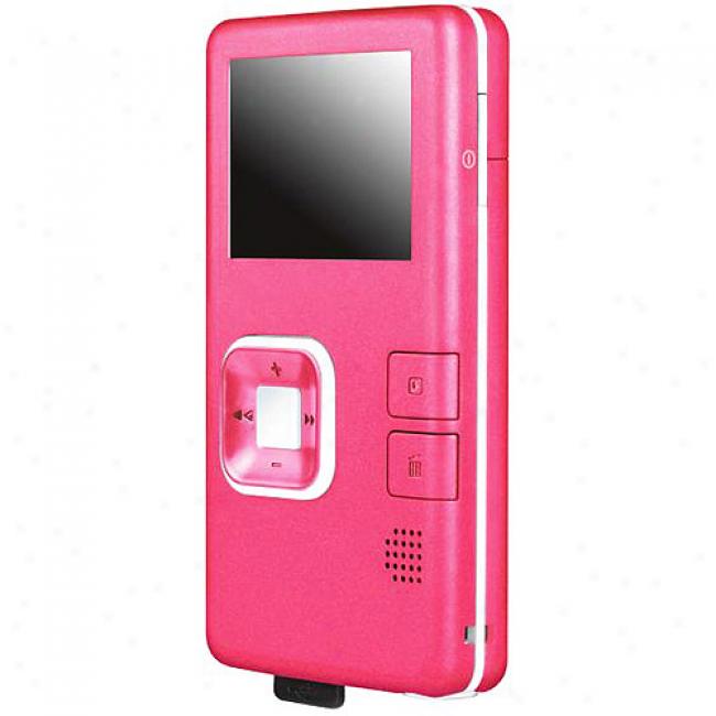 Creative Labs Vado Pink Flash Mwmory Pocket Video Camcorder, Internal Memory