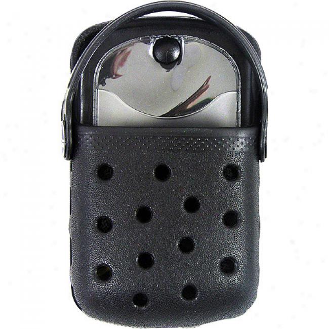 Crocs-o-dial Universal Mdeium Cell Phone Case- Black