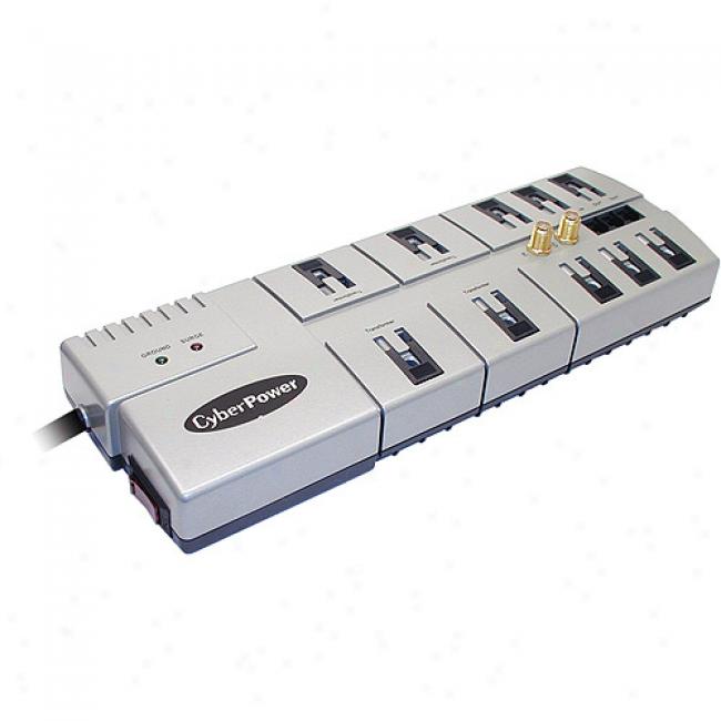 Cyberpower 1080 3600 Joules 10-outlet Surge Protector