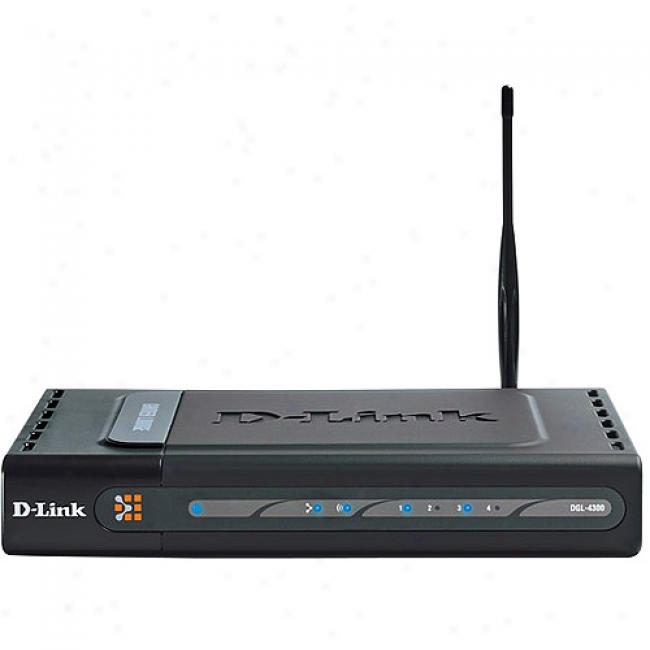 D-link Dgl-4300 Wireless-g 108mbs Gaming Gigabit Router