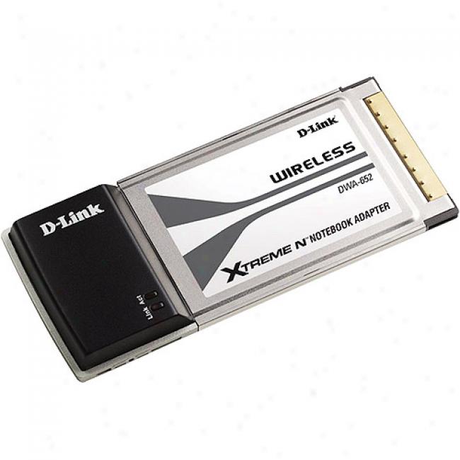 D-link Dwa-652 Wireless-n Xtrene N Pc-card Notebook Adapter