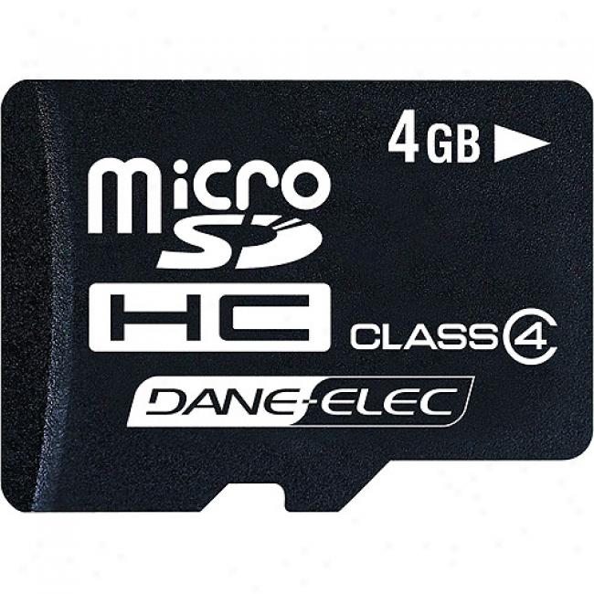 Dane-elec 4gb Microsd Memoty Card