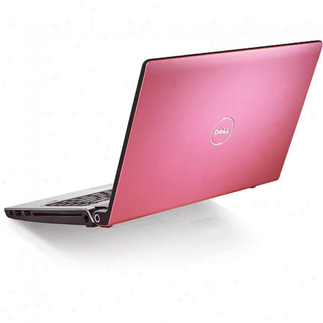 Dell 17'' Studio 17 Pink Laptop Pc W/ Intel Pentium Dual-core Processor T3400