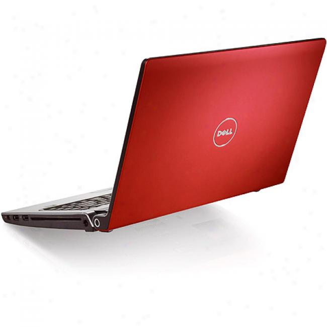 Dell 17'' Studio 17 Red Laptop Pc W/ Intel Pentium Dual-core Processor T3400