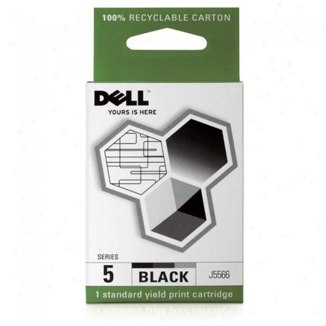 Dell 5 Series Black Ink Cartridge For The 944 All-in-one Printer, Uu179