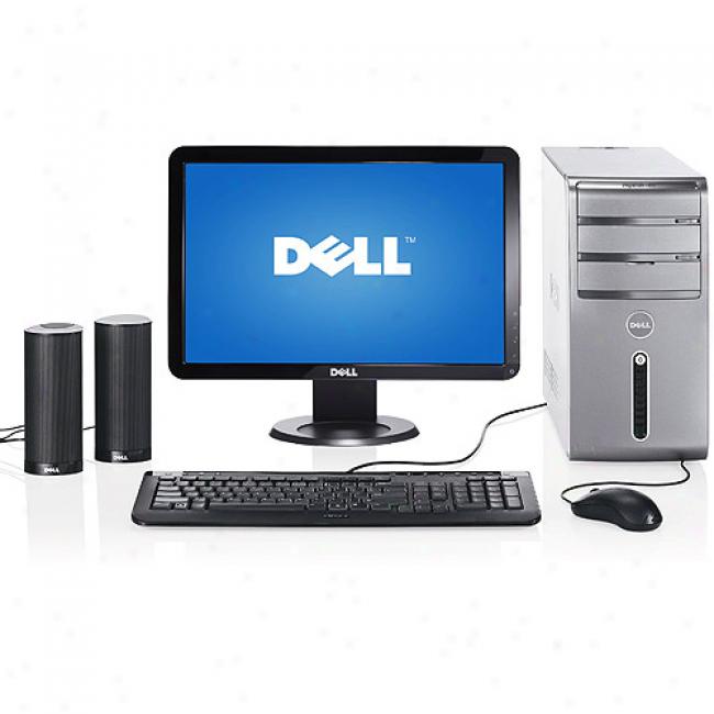 Dell Inspiron 530 Desktop Pc W/ 17'' Lcd Monitor With 2.2 Ghz Intel Celeron Processor 450