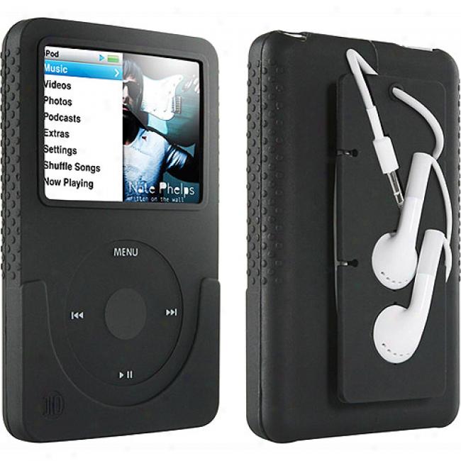 Dlo Black Jam Jacket Case With String Management For 160gb Ipod Classic