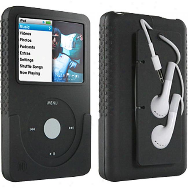 Dlo Black Jam Jacket Case With Cord Management For 80gb Ipod Classic