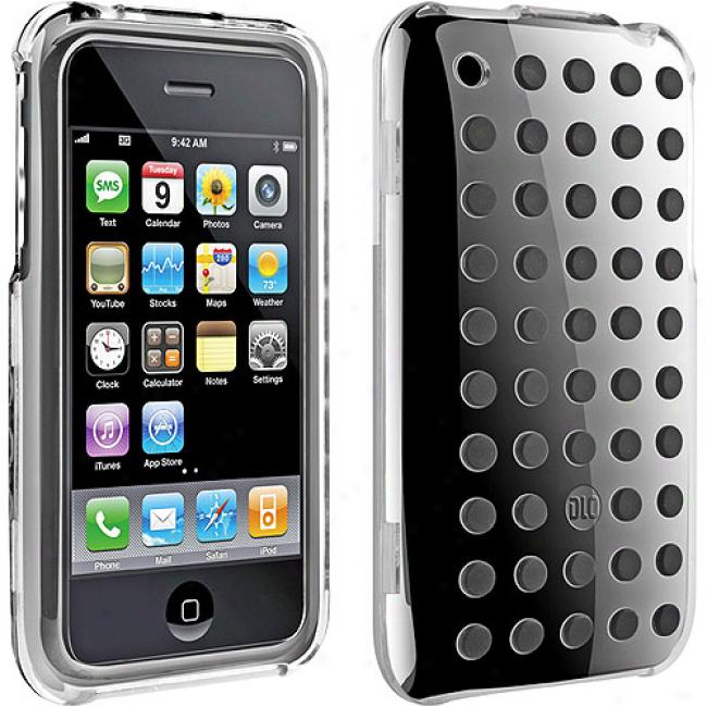 Dlo Clear With Black Grips Hybridshell For Iphone 3g