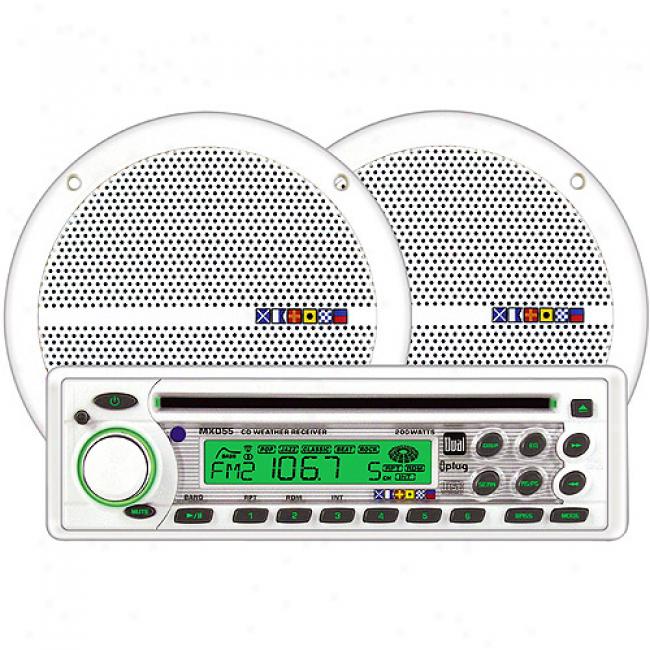 Dual Electronics Mxcp554 Marine Radio/cd