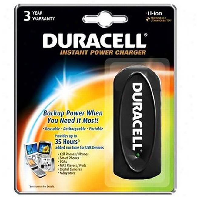 Duracel1 Battery Biz Usb Instant Power Charger For Phones, Pda, Mp3, Ipod, Iphone & Others