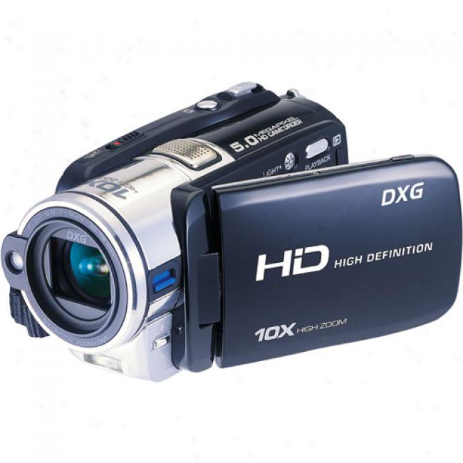 Dxg 595v 5mp Hd Camcorder Attending 5x Optical Zoom