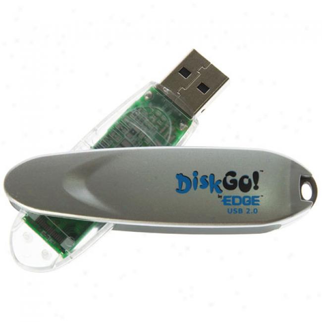 Keenness 2gb Diskgo Usb 2.0 Flash Drive, Silver