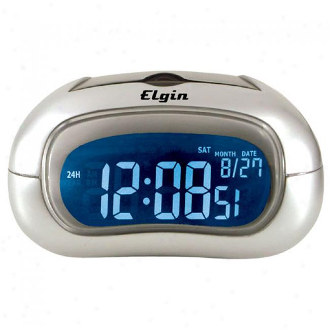 Elgin Electric Alarm Clock With Selectable Display Coolr