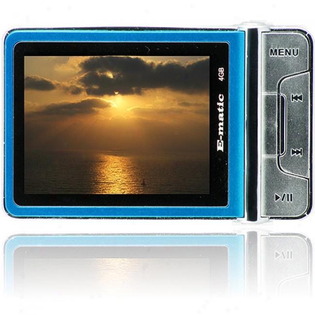 Ematic 4gb Video Mp3 Player With 2.4