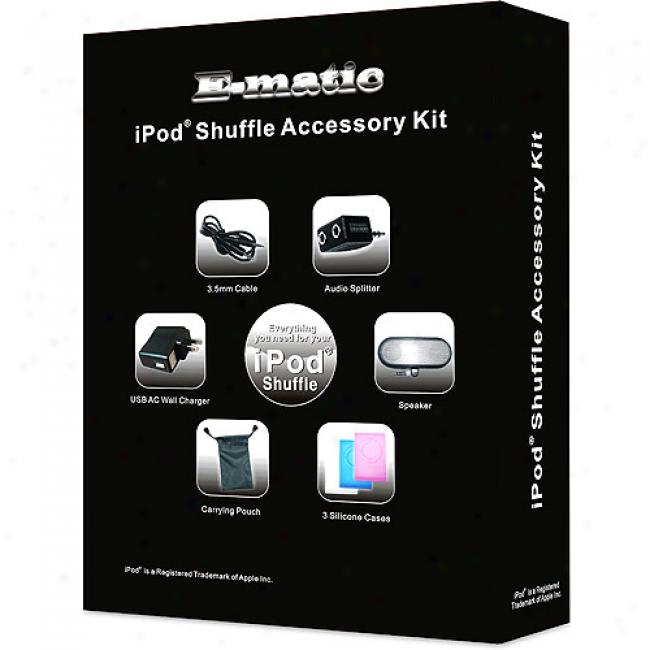 Ematic Accessory Kit For Ipod Shuffle