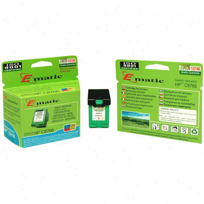 Ematic Inkjet Cartridge, Compatible With Hp 95 Tri-color (hp C8766)