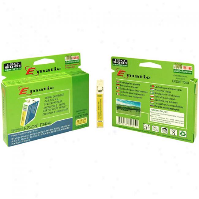 Ematic Inkjet Cartridge Replaces Epson T048420 Yellow (t048420)