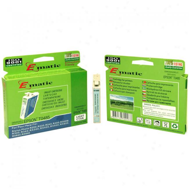 Ematic Inkjet Cartridge Replaces Epson T048520 Light Cyan (t948520)
