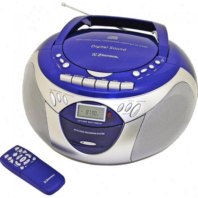 Eerson Portable Cd Player With Am/fm And Cassette