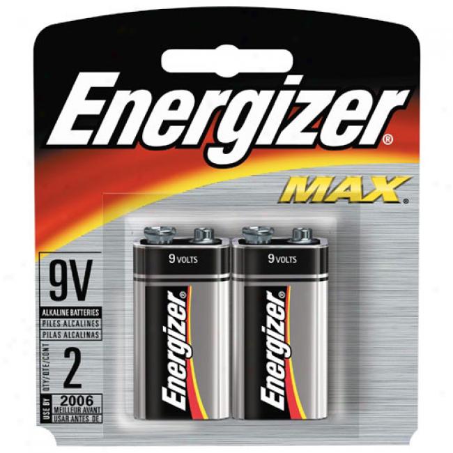 Energizer 9-volt Batteries, 2-pack