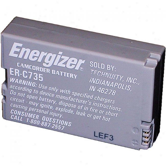 Energizer Lithium Ion Camcorder Battery Er-c530