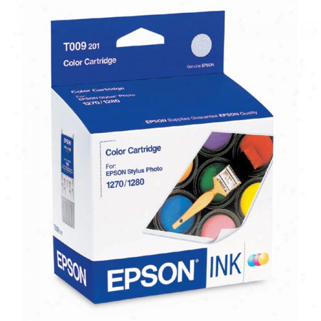 Epson T009201 Color Ink Cartridge Against Stylus Photo 1270/1280