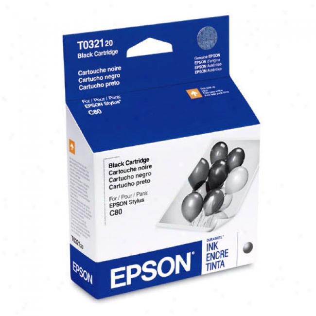 Epson T032120 Ink Cartridge, Black