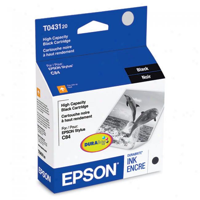 Epson T043120 Black High-capacity Ink Cartridge